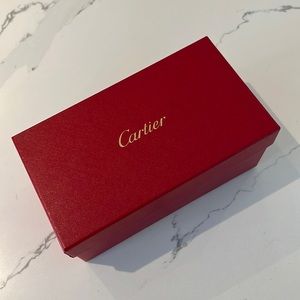 Cartier unisex bigger sunglasses red carton box with logo organization box